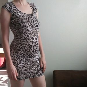 Leopard mini dress